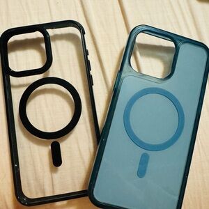 Magnetic Phone Case - Black and Blue